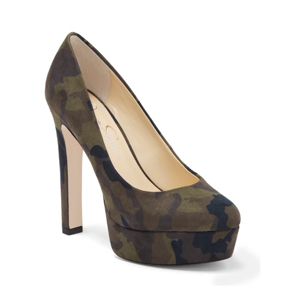 Jessica Simpson Shoes - New Jessica Simpson Nellah Camo Platform Heels
